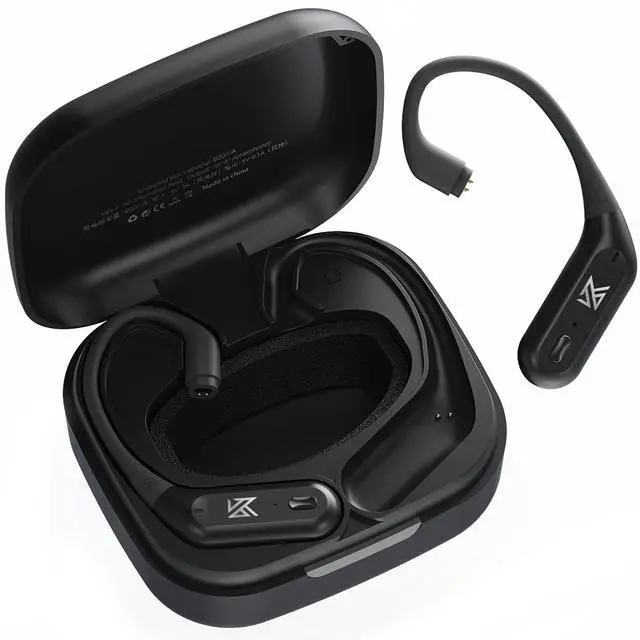 Main image of KZ AZ09Pro Bluetooth V5.2 aptX/TWS + Earbuds Hook with Mic Support/40 Hours Playback and APP Control for Standard 0.75/0.78mm 2PIN Connector (C PIN, Black)