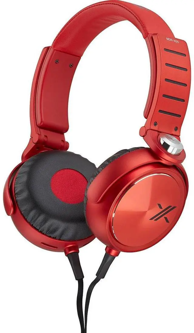 Main image of Sony MDRX05/BR Simon Cowell X Headphone (Black/Red)
