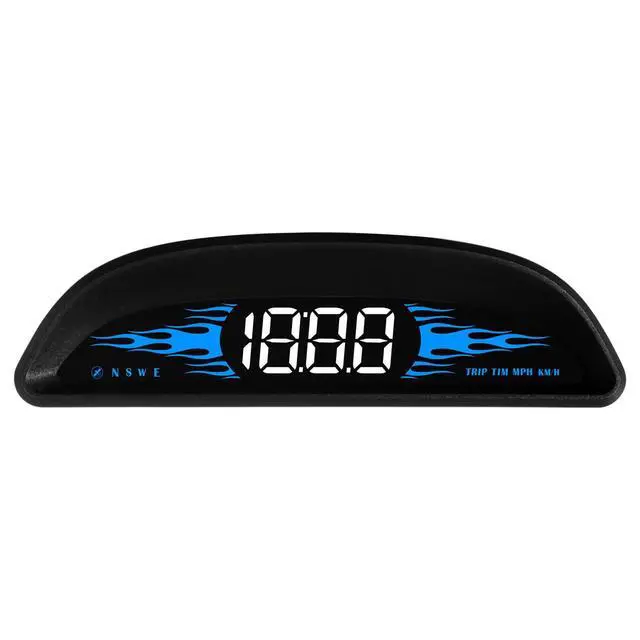Alt view image 2 of 5 - P SEPEY Universal Digital GPS Speedometer Car HUD Head Up Display Multifunction GPS Speed Meter White