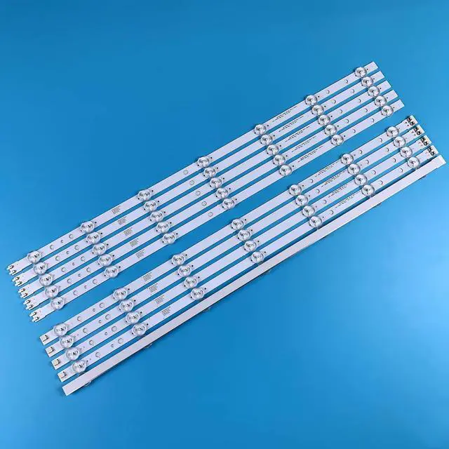Alt view image 2 of 5 - PANMILED 10 Pieces LED Backlight Strips for Samsung 55'' TV 2013SVS55 UN55J6200AF UN55J6201AF UN55J620DAF D3GE-550SMA-R1 D3GE-550SMB-R0