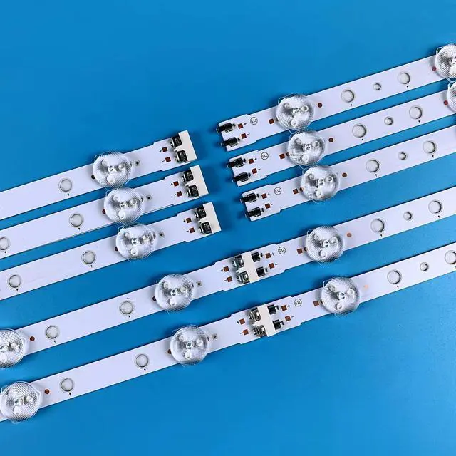 Alt view image 4 of 5 - PANMILED 10 Pieces LED Backlight Strips for Samsung 55'' TV 2013SVS55 UN55J6200AF UN55J6201AF UN55J620DAF D3GE-550SMA-R1 D3GE-550SMB-R0