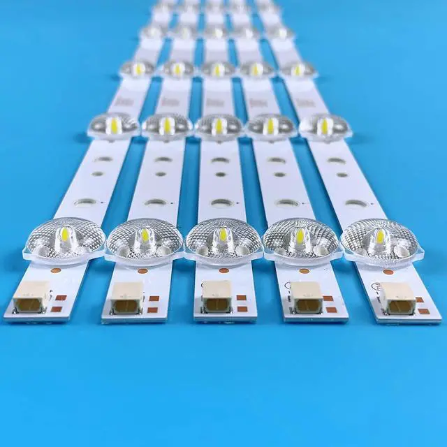 Alt view image 5 of 5 - PANMILED 10 Pieces LED Backlight Strips for Samsung 55'' TV 2013SVS55 UN55J6200AF UN55J6201AF UN55J620DAF D3GE-550SMA-R1 D3GE-550SMB-R0