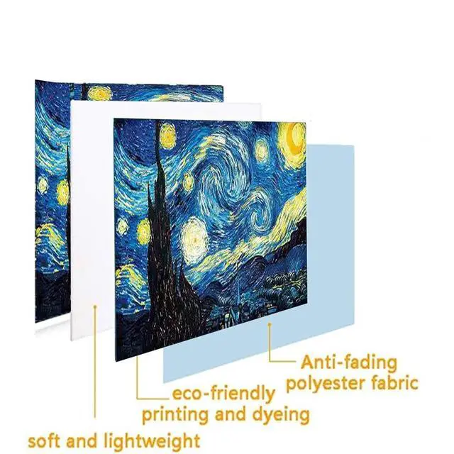 Alt view image 4 of 5 - ALHBEJT TV Cover TV Display Protector for LCD LED Dust Cover for Desktop TV Hanging TV and Curved TV Dust-Proof Colorful TV Screen Protectors(Starry Sky,55inch)