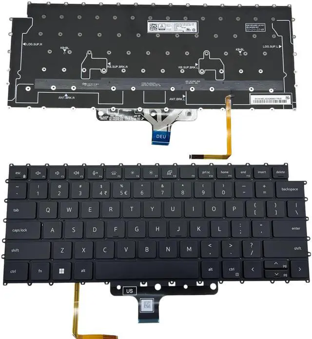 Main image of YIJIATech Replacement Keyboard with US Layout for Dell Precision 14 5470 5680 5690 M5470 M5680 Latitude 7330 Backlit 2022 Year Newly Laptop Keyboard 05FKXW NSK-DEUABC PK133RY1A01