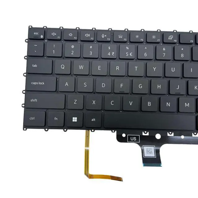 Alt view image 3 of 5 - YIJIATech Replacement Keyboard with US Layout for Dell Precision 14 5470 5680 5690 M5470 M5680 Latitude 7330 Backlit 2022 Year Newly Laptop Keyboard 05FKXW NSK-DEUABC PK133RY1A01