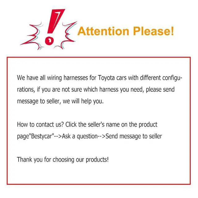 Alt view image 3 of 5 - 16pin Car Radio Stereo Power Wiring Harness fit for Toyota Camry Sienna Corolla Avalon Tacoma 2018+ RAV4 2020 Supports Factory JBL Amplifier OEM Backup Camera