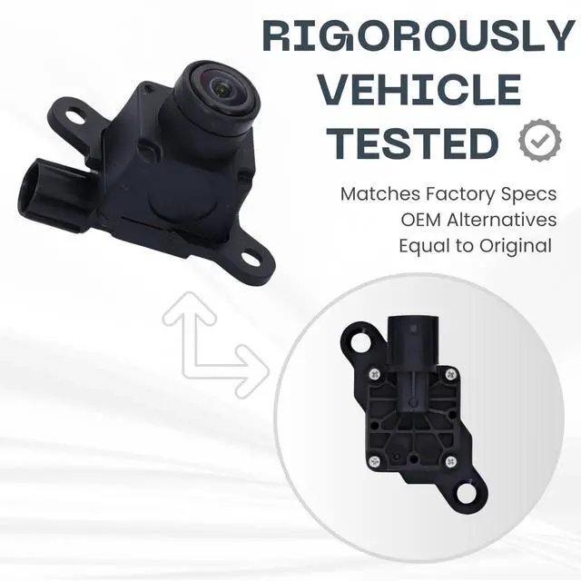 Alt view image 3 of 5 - Backup Camera Replaces for 2014-2015 Dodge Durango OE Part # 68206872AI 68206872AD 68206872AE 68206872AF 68206872AG 68206872AH