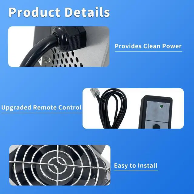 Alt view image 5 of 5 - PD9270 12V 70 Amp RV Power Converter Compatible with in-teli Power 9200 Series Converter/Charger with Built-in Charge Wizard, for RV Camper Caravans Replace# PD9270V