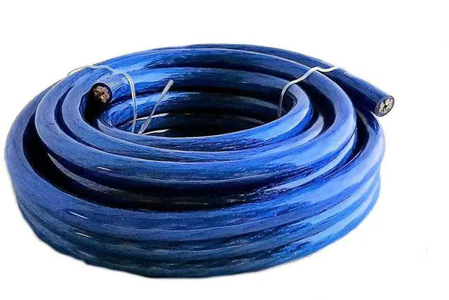 Main image of IMC Audio 4 Gauge CCA Power Ground Wire Cable (50ft Blue) Battery Cable Wire, Automotive, Car Audio Speaker Home Stereo System, RV Trailer, Amp Wiring 4 Guage Ground Wire