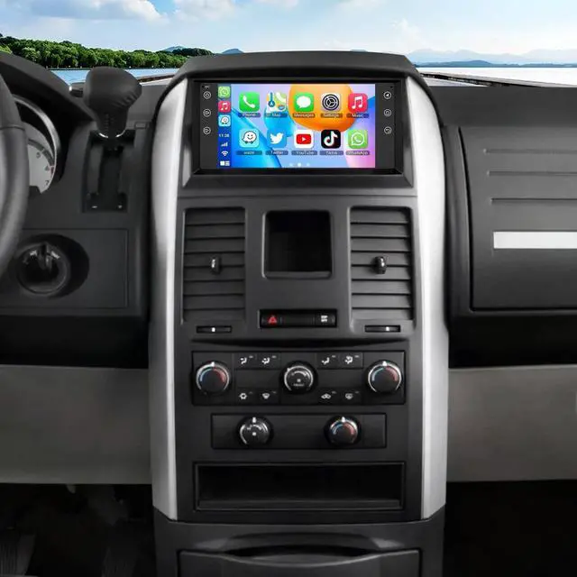 Main image of Surakey Car Stereo for Dodge Grand Caravan 2008-2010 Radio Android 13 with CarPlay Wireless Android Auto, 7inch Touchscreen WiFi GPS Mirror Link Bluetooth FM SWC + Backup Camera 2+32G