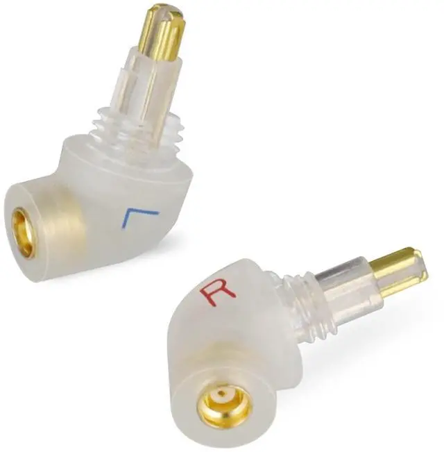 Main image of okcsc EXK to MMCX Headphone Adaptor, Integral One-Piece Molded Design EXK Male to MMCX Female, Suitable for Sony MDR EX1000 EX800 MDR7550 EX600 Headphones, 1 Pair/Clear