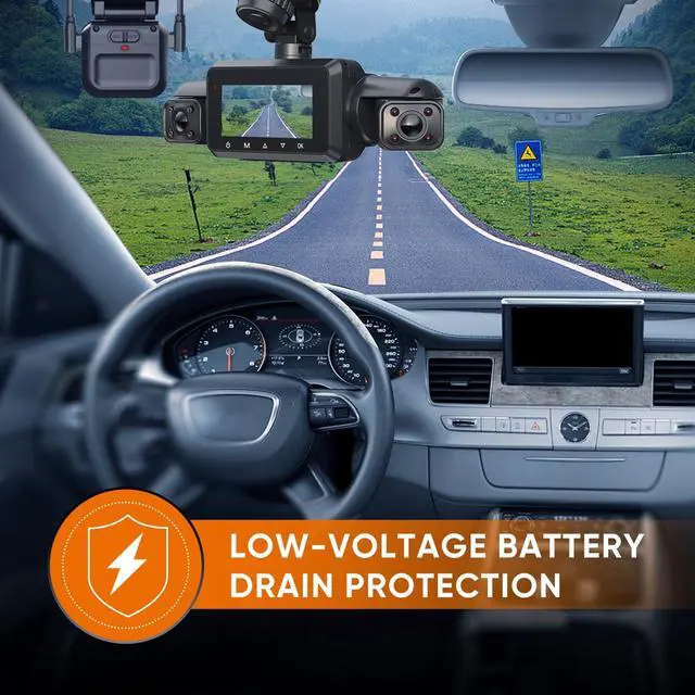 Alt view image 3 of 5 - Neideso Type-C Hardwire Kit with 360 All Sides Radar Detection, Suitable for N300Pro and Type-C Interface Dash Cam, 12V-24V to 5V/2.5A, Low Voltage Protection, 24-Hour Parking Monitoring