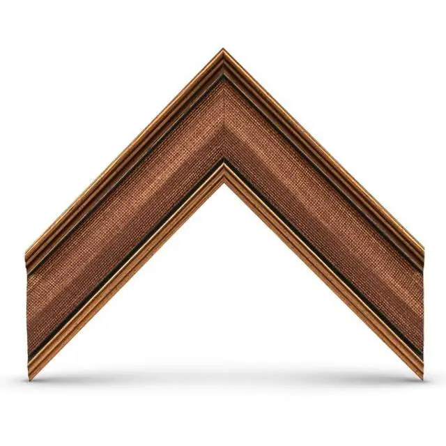 Alt view image 3 of 5 - Industrial Copper 32" Slim Deco TV Frame - Compatible ONLY with Samsung The Frame TVs (Fits 2021-2026, LS03A, LS03B, LS03C, LS03D, LS03FA)