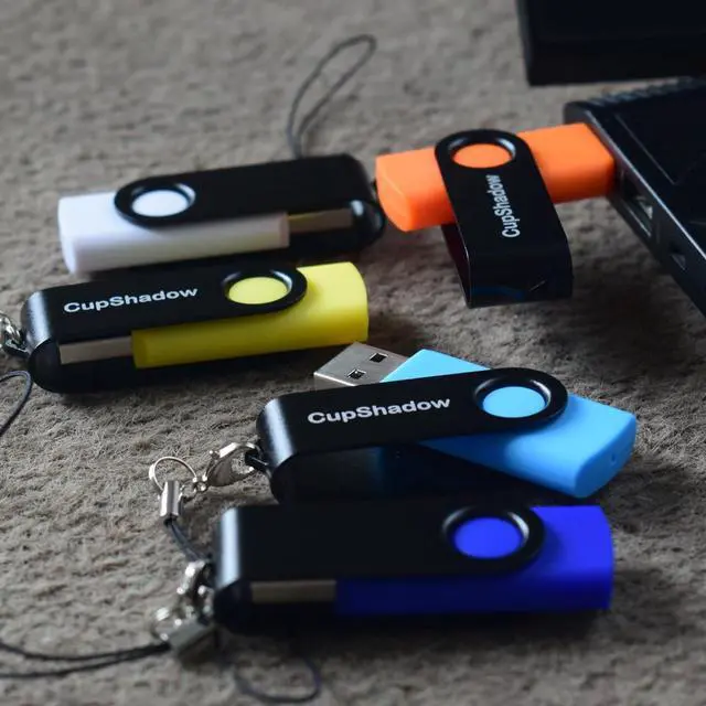 Alt view image 4 of 4 - lcwamy 8GB USB Flash Drive 15 Pack Bulk USB Flash Drive 8GB Thumb Drive 15 Pack USB2.0 Flash Drive Bulk Thumb Drives Bulk CupShadow (Yellow)