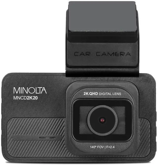 Main image of Minolta 2.5K Quad HD Dash Camera - Car Camcorder with 140 Degree Wide Angle Lens, ADAS Voice Alerts, Parking Monitor, Loop Recording, G Sensor, Motion Detection, 3 inch LCD Screen (Black)