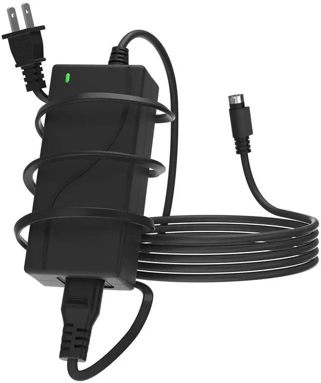 Main image of 4-Pin DIN 12V 2A 5V 2A AC/DC Adapter for Jet # SAW34-12.0/5.0-2000 12VDC 2000mA 5VDC 2 Amp 4 Prong Connetcor Power Supply Cord