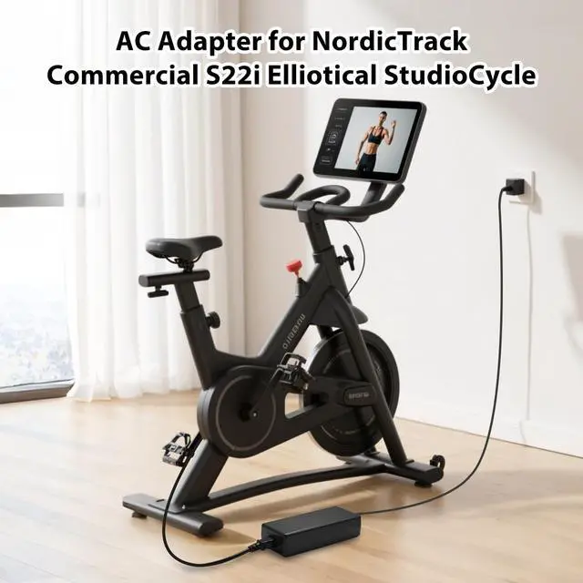 Alt view image 2 of 5 - 36V 3.5A AC/DC Power Adapter Replacement for NordicTrack Commercial S22i Elliptical Studio Cycle, Compatible with NTEX02422, IN3603500, 418190, NTEX02117NB, NTEX02117 Fitness Bike Power Supply Cord