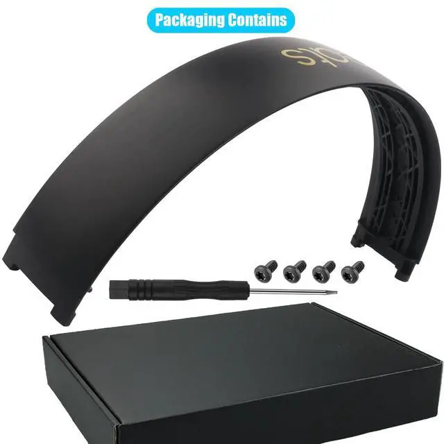 Alt view image 5 of 5 - Studio 3 Headband Replacement Parts Accessories Studio3 Arch Head Band Cover Pad Repair Kit Compatible with Beats Studio 3 Wireless Top Headband. (Midnight Black)