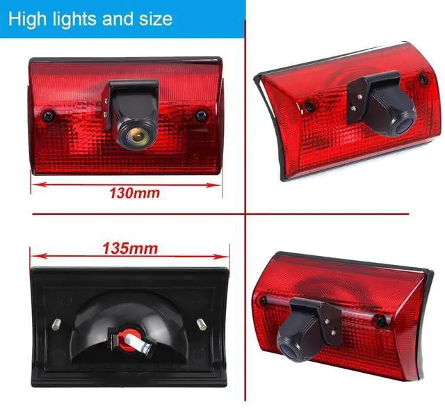 Alt view image 4 of 5 - Third Brake Light Backup Reverse Camera Replacement for Mercedes Freightliner Sprinter 2500 3500/Dodge Cargo Van/VW LT Mk II 2DL,2DM 2DA 2DB 2DC 2DD/Mercedes-Benz Sprinter W901 W902 W903 W904