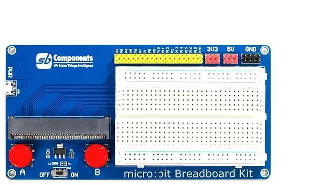 Alt view image 2 of 5 - BBC Micro:bit Breadboard Kit Multipurpose Programmable Breadboard Kit for Microbit & Microbit v2