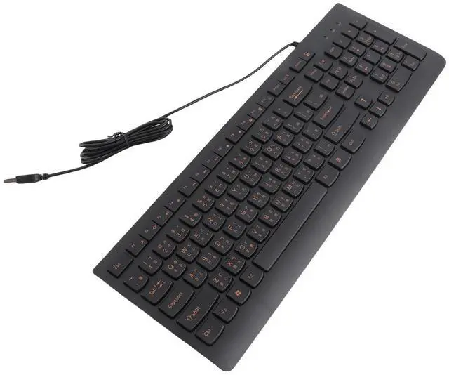 Alt view image 4 of 5 - FOSA Chinese Keyboard, China Keyboard, Traditional Chinese Character Keyboard,USB Wired Keyboard, 108 Keys