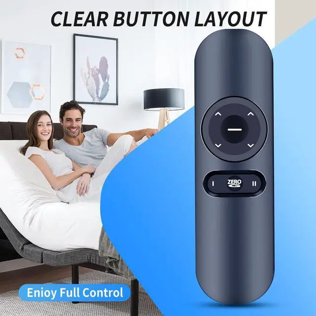 Alt view image 5 of 5 - RYQIF Replacement Remote Control for OKIN Tempur-Pedic Sealy Ease Ergofor Ergomotion Pure Gold Series