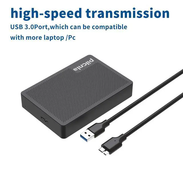 Alt view image 5 of 5 - PILCNLA Ultra Slim Portable External Hard Drive 1TB USB3.0 HDD Storage for Xbox One X/S, Xbox 360, PS4, PC, Desktop, Laptop, MacBook, Chromebook