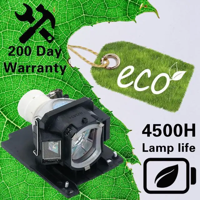Alt view image 2 of 5 - SRZOBYU DT01021 Replacement Projector Lamp Bulb for Hitachi CP-X2010 CP-X2510E CP-X2510N CP-X2011N ED-X45 CP-WX3011N CP-X3010 CP-X3010EN ED-X40 ED-X42 CP-X2514WN CP-WX3014WN CP-X3014WN with Housing
