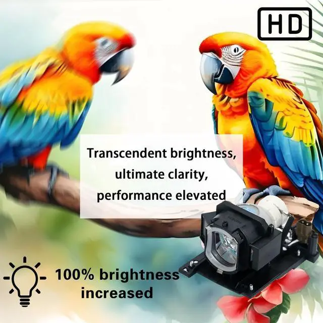 Alt view image 4 of 5 - SRZOBYU DT01021 Replacement Projector Lamp Bulb for Hitachi CP-X2010 CP-X2510E CP-X2510N CP-X2011N ED-X45 CP-WX3011N CP-X3010 CP-X3010EN ED-X40 ED-X42 CP-X2514WN CP-WX3014WN CP-X3014WN with Housing