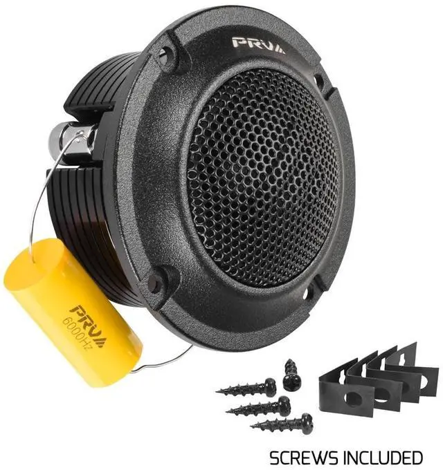 Alt view image 3 of 5 - PRV Audio Bullet Super Tweeters Neodymium, 3 Inch PRV Tweeter Black TW400Ti-Nd-4 Slim 240 Watts 4 Ohm, Easy to Mount, 3 Inch Speaker Replacement (2 Tweeters)