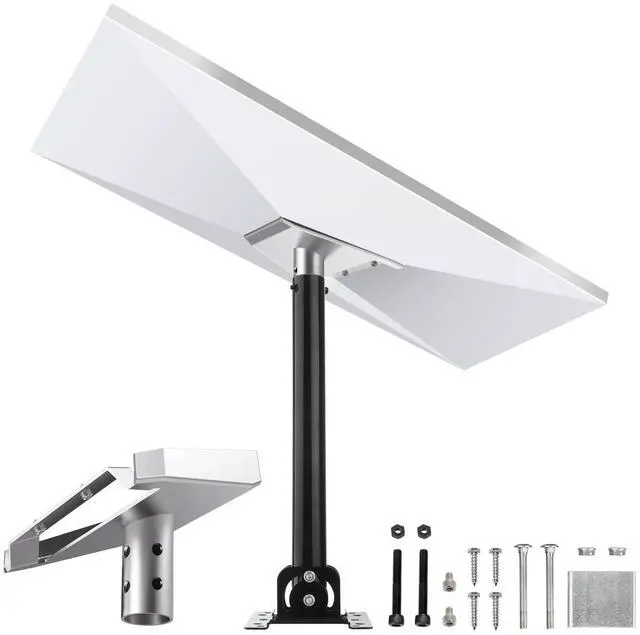 Main image of Sactulaz Starlink Gen 3 Mounting Kit - 180 Adjustable Heavy Duty Steel Pivot Mount for Roof/Wall/Pole, Compatible with V3 Standard Satellite Dish, Includes 18" Pole & Pipe Adapter & Accessories