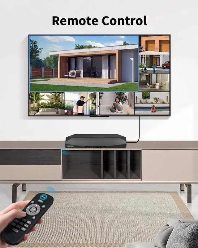 Alt view image 5 of 5 - OHWOAI Extend Camera for Outdoor CCTV Security Camera System with 130Wide Angle-Lens,8.0MP IP Black Wired Security Cameras,Home Surveillance Video Equipment