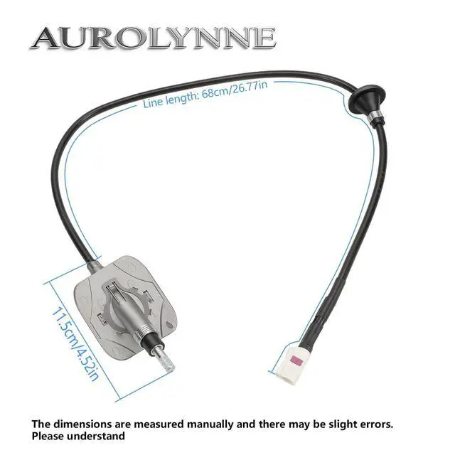 Alt view image 3 of 5 - 926-833 Radio Antenna Base Antenna Cable Assembly with Adapter Mount Compatible with 2009-2021 Ram 1500/1500Classic/2500/3500/4500/5500 OEM 5064394AH, 5064394AG, 5064395AE, 5064395AF