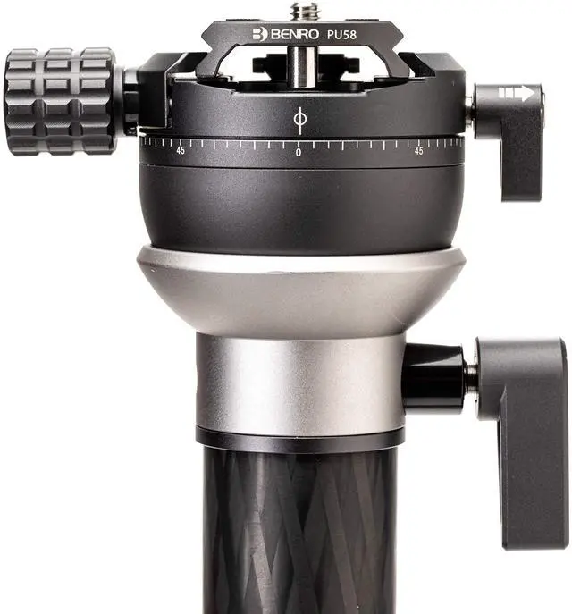 Alt view image 5 of 5 - Benro SupaDupa Carbon Fiber Monopod Lightweight 6-Section Professional Camera & Video Monopod with Leveling Pan Base, Twist Locks, and Reversible Mount for DSLR, Mirrorless & Camcorders (MSDPL46C)