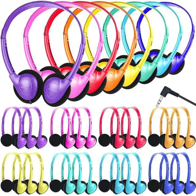 Main image of GDBOMA Classroom Headphones Bulk 32 Pack for Kids School