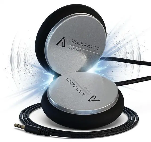 Main image of I A S U S High Performance Helmet Speaker Headphones with a 3.5mm Earbud Audio Jack Compatible with Most Helmet Comm Systems - The XSound 2.1 R fits in Most Ski, Snowboard and Motorcycle Helmets