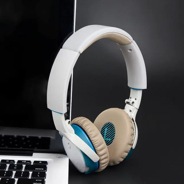Alt view image 5 of 5 - SOULWIT Replacement Headband Kit for Bose SoundLink On-Ear (OE) Headphones, Headset Head Band Top Cushion Cover Repair Part, Easy DIY Installation - White & Beige
