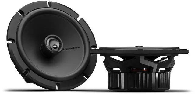 Main image of Rockford Fosgate P1V2-6 Punch P1 6" 3-Way Coaxial Full Range Speakers - Black (Pair)