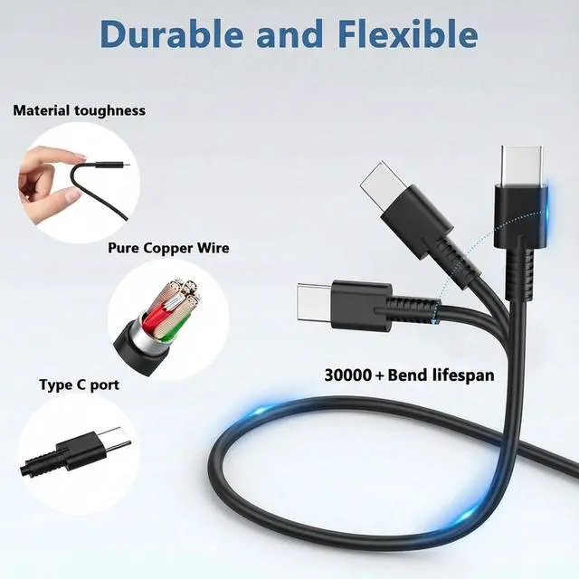 Alt view image 2 of 5 - GKLSPL 65W USB C Charger Compatible with ASUS ROG Ally X R1 Z1,Steam Desk