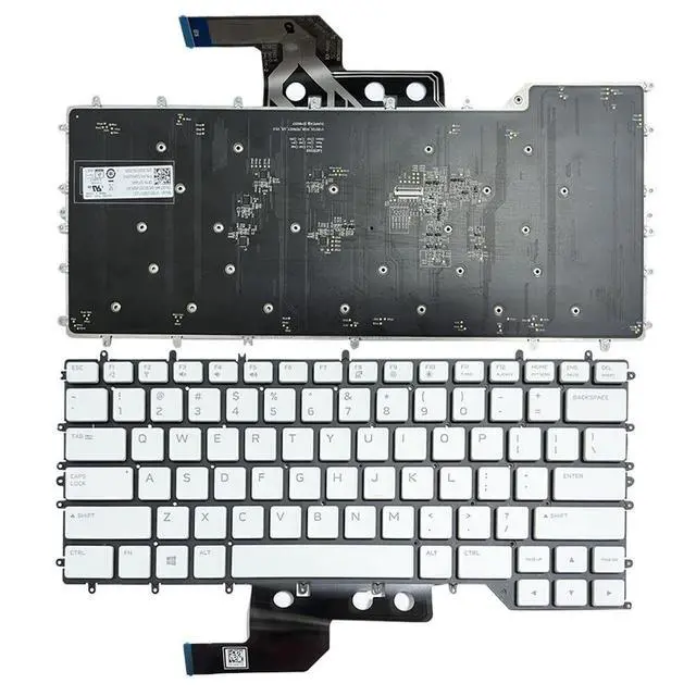 Alt view image 2 of 5 - JINTAI RGB Backlit US Keyboard for Dell M15 R2 R3 R4