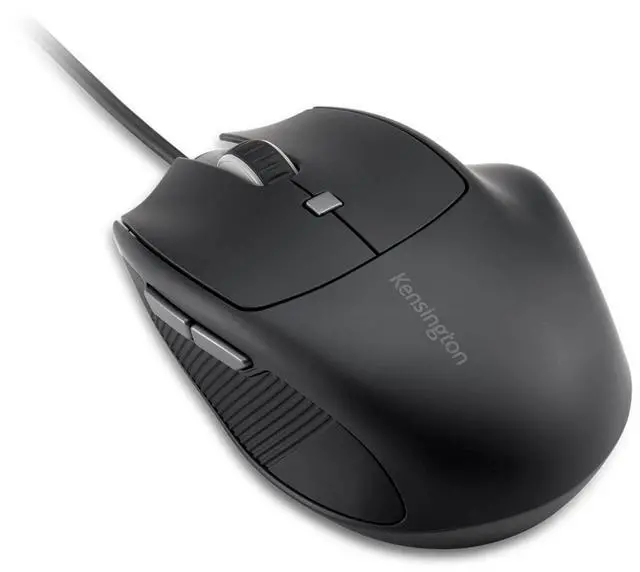Main image of Kensington USB-C Wired Mouse, Pro Fit Ergo MY435 EQ Wired Mouse, for Small to Medium-Sized Hand, Programmable Buttons, Quiet-Click Buttons, USB-C Connection - Black (K72512NA)