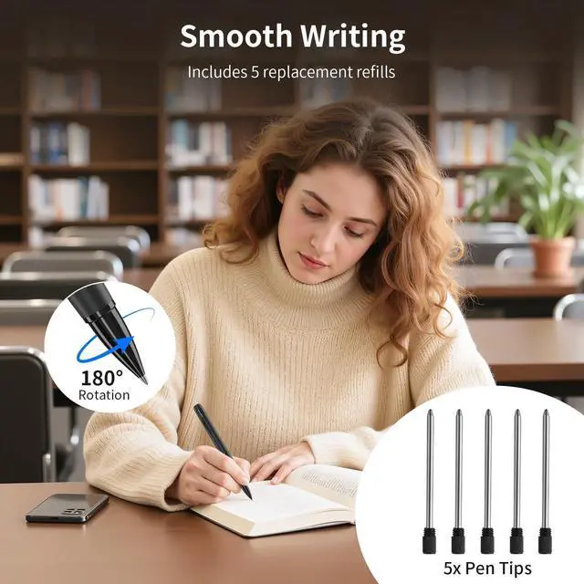 Alt view image 2 of 5 - SRVR Spy Camera Pen 1080P HD Hidden Pen Camera with Video Recording