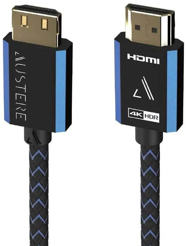 Main image of AUSTERE V Series Certified Premium 4K HDMI Cable 1.5m, 4K HDR High Fidelity ARC, Gold Contacts, Silver-Plated Conductors, LinkFit Locking Connectors, High Speed Flex Cable 18Gbps 4K60 Gaming & All TVs