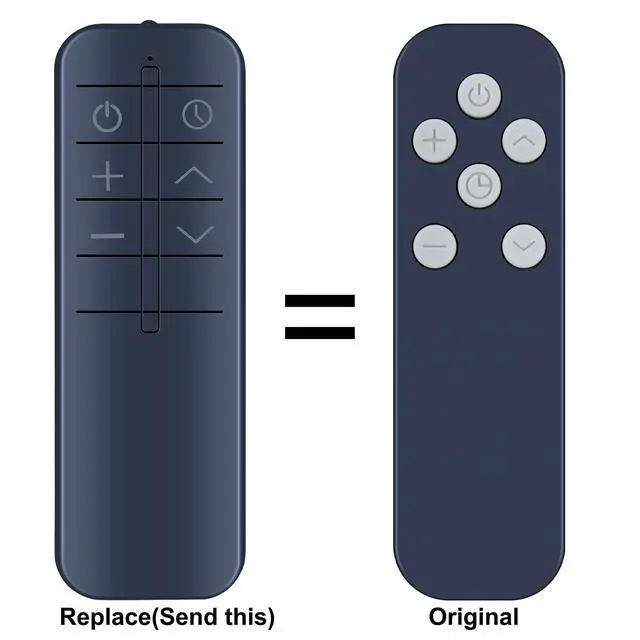 Alt view image 2 of 5 - RETROSUN Replacement Remote Control for VEITO 1500W Energy Saving Fan Infrared Heater