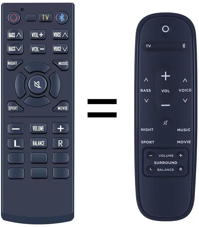 Main image of PZL New Replacement Remote Control for Polk React Review Sound Bar