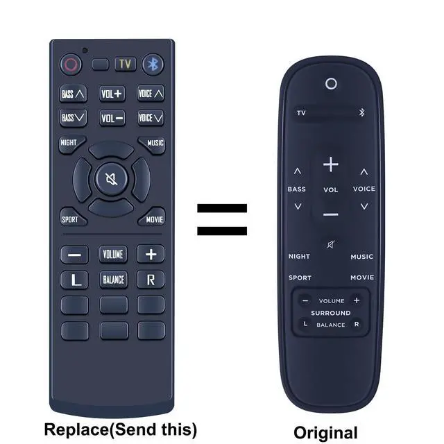 Alt view image 2 of 4 - PZL New Replacement Remote Control for Polk React Review Sound Bar