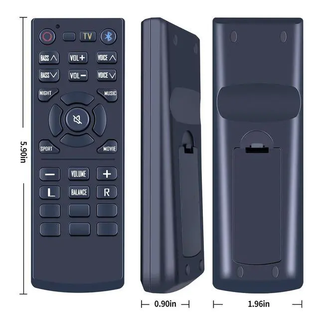 Alt view image 4 of 4 - PZL New Replacement Remote Control for Polk React Review Sound Bar