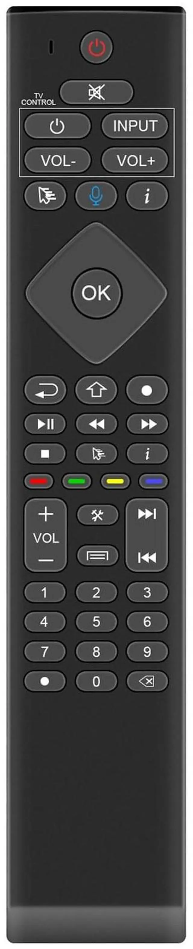 Main image of RC-200 Voice Replacement Remote Control Compatible with Superbox S5 Pro, S3 Pro, S5 Max, S4 Pro Android TV Box
