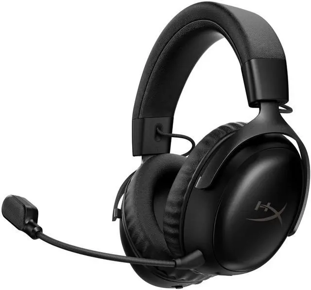 Main image of HyperX Cloud III S Wireless Gaming Headset for Multi-Platform, 2.4GHz, Bluetooth, Battery Life up to 120 Hours 2.4GHz / 200 Hours Bluetooth, 53mm Angled Drivers, Detachable Mic Black