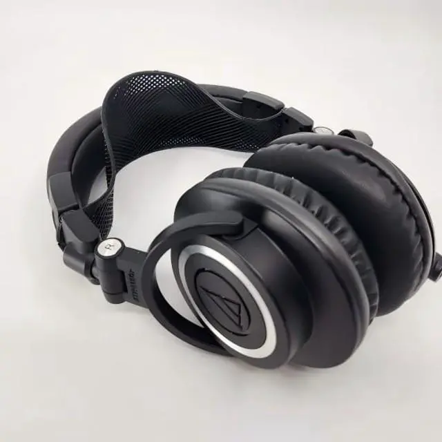 Alt view image 4 of 4 - Apos X Capra Audio Comfort Strap for Headphones - TPU Mesh Suspension Headband Replacement,Reduces Pressure,Self-Adjusting,Breathable,Lightweight & Anti-Slip for Audio Technica M50x,Black
